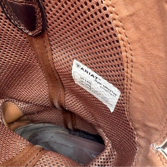 Ariat Men’s Amos Barley Brown and Cream Western Cowboy Boots Sz 13D - Picture 6 of 7